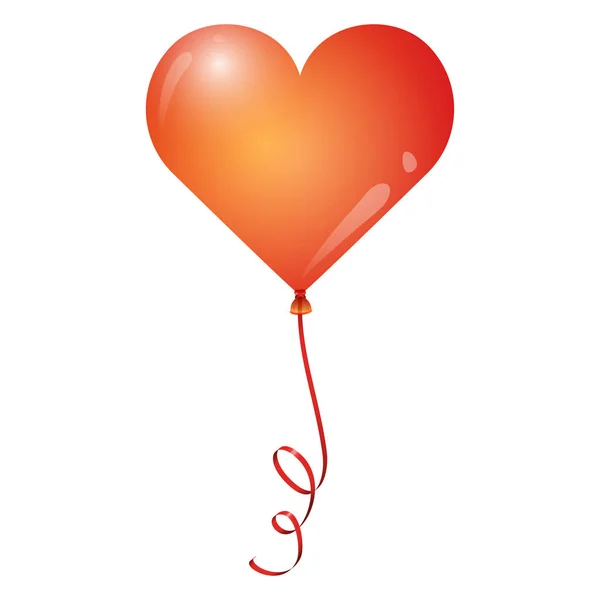 Saint Valentin Fête Des Mères Coeur Amour Spécial Isolé Sur — Image vectorielle