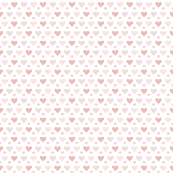 Seamless loving hearts valentine background — Stock Vector