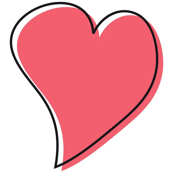Αγίου Βαλεντίνου αγάπη καρδιά — Διανυσματικό Αρχείο