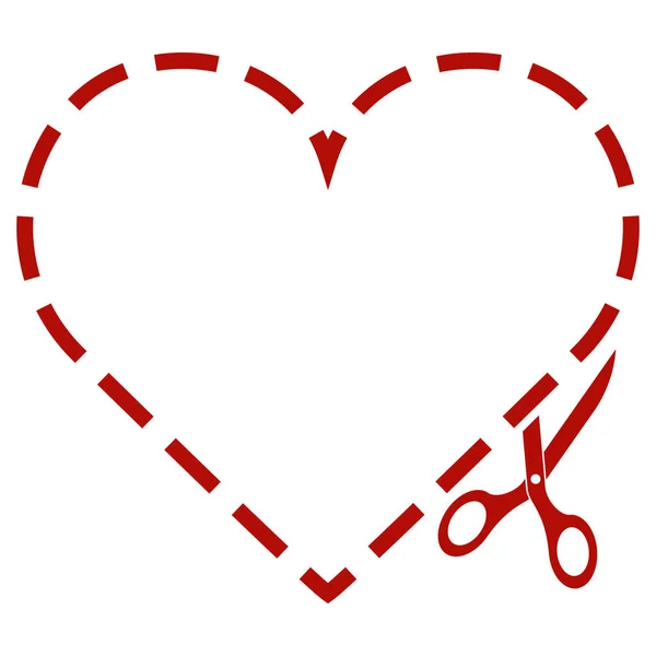 Valentine love heart — Stock Vector