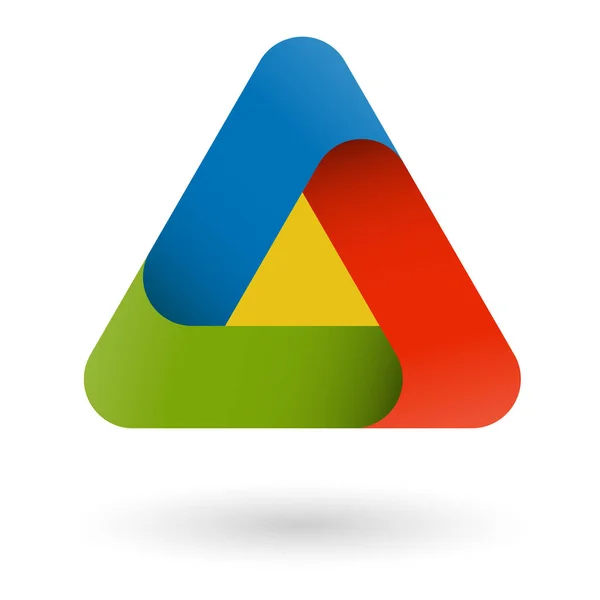 Triangle de conception de logo — Image vectorielle