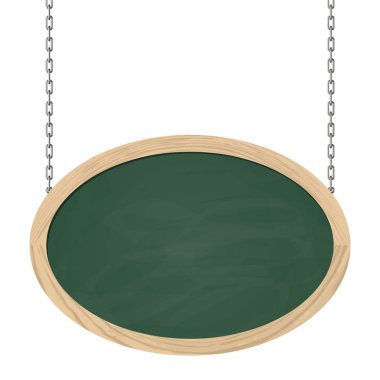 Zincirlerde asılı tabela