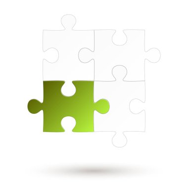 Bulmaca - dört bölümden - Yeşil Seçenek