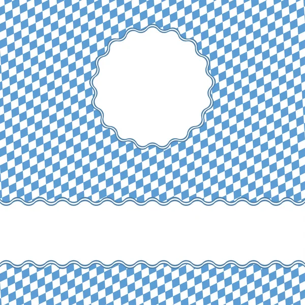 Fondo Oktoberfest con banner — Archivo Imágenes Vectoriales