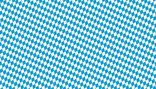 Seamless blue white checkered Oktoberfest background — Stock Vector