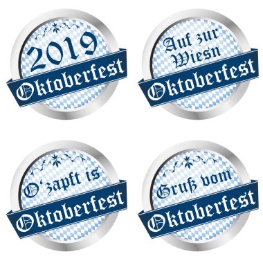 Düğme koleksiyonu Oktoberfest 2019