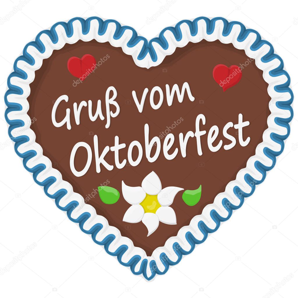 gingerbread heart Oktoberfest 2019 2020