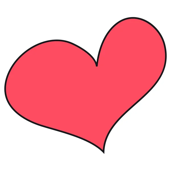 San Valentino amore cuore — Vettoriale Stock