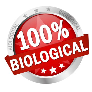 Banner ile Düğme %100 biyolojik