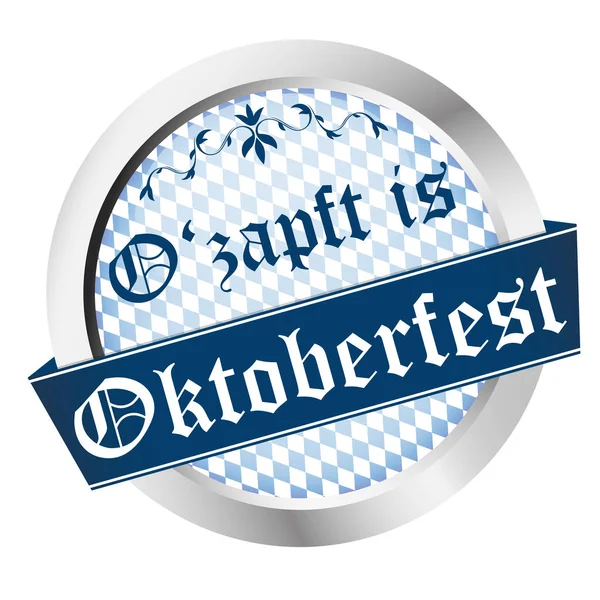 Düğme Oktoberfest Almanya Münih