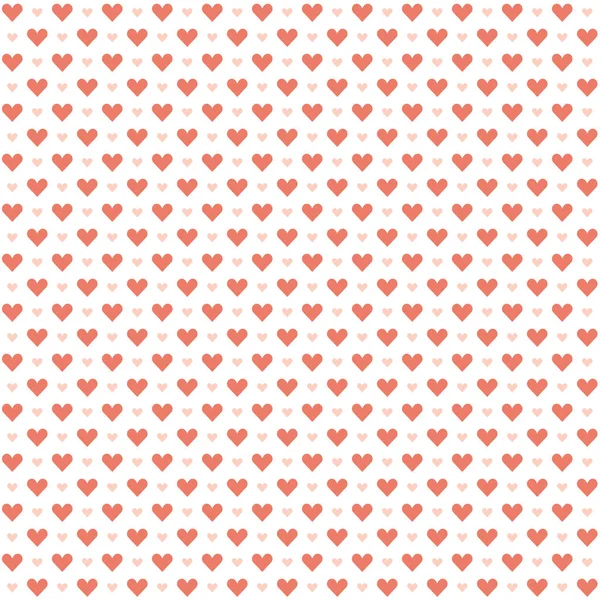 Seamless loving hearts valentine background — Stock Vector