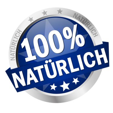 Banner ile Düğme %100 doğal (Almanca)