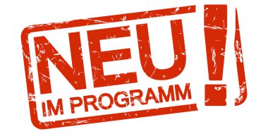 kırmızı damga Yeni programlama (Almanca)