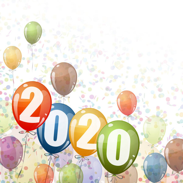 Воздушные шары на Новый 2020 год

