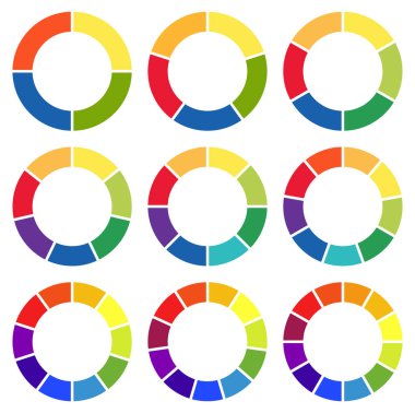 EPS 10 vektör dosyaları iş bilgisi grafik şablonu tasarımları, takım çalışması kavramları ve süreç seçenekleri (dört, beş, altı, yedi, sekiz, dokuz, on bir, on iki)