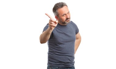 Kızgın adam izin verilmez jest yapma