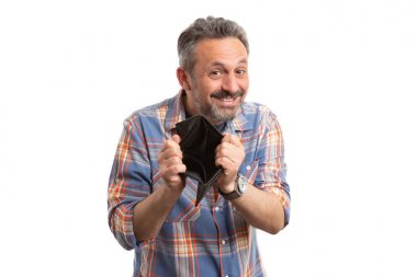 adam gösteren boş cüzdan