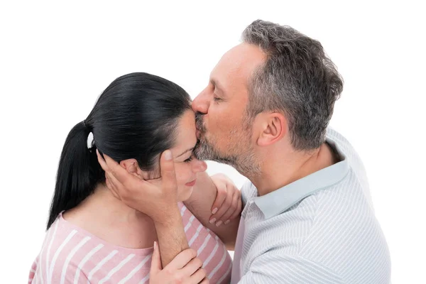 男キス女性額 — ストック写真