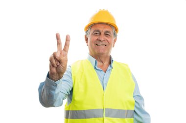 Zafer veya barış işareti gösteren oluşturucu