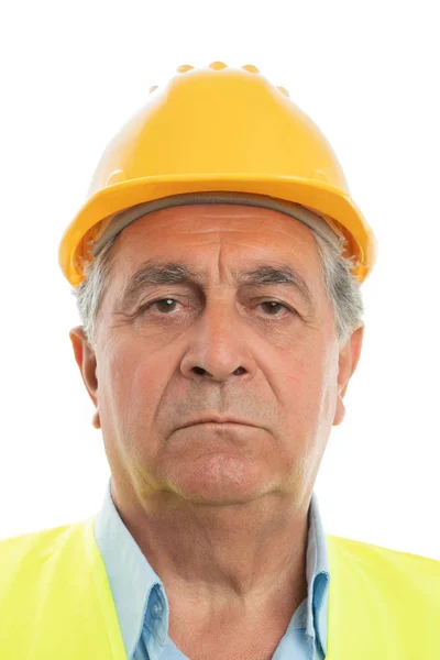 Retrato de close-up do construtor — Fotografia de Stock