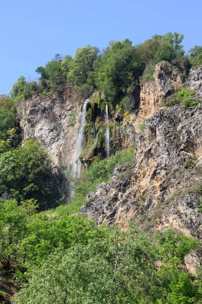 Picture Beautiful Polska Skakavitsa Waterfall Located Zemen Mountain Bulgaria — Stock Photo, Image