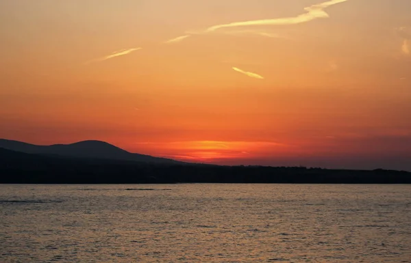Colorful Sunset Black Sea Coast — Stock Photo, Image