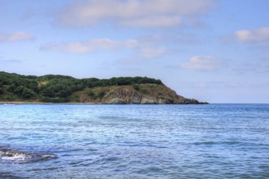 Güzel Silistar plaja Bulgaristan genel görünümü