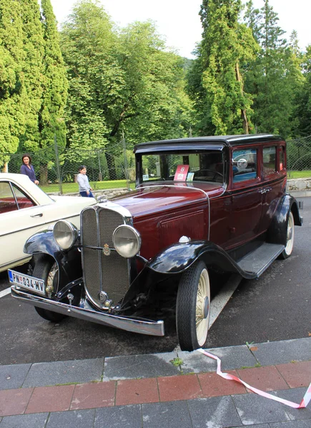 Sinaia Siebenbürgen Rumänien Juni 2018 Sinaia Concours Elegance Internationale Oldtimerparade — Stockfoto