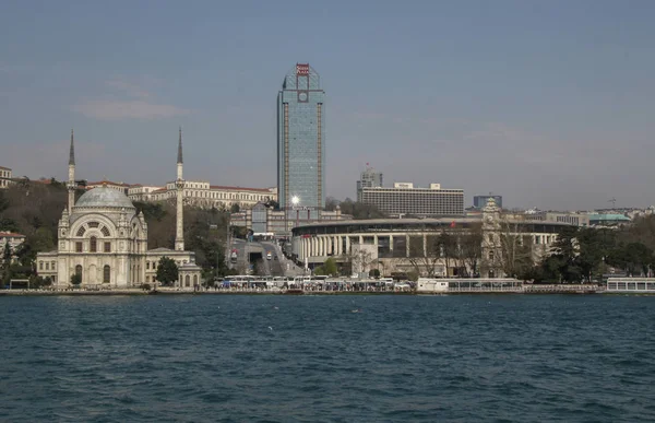 General View Picturesque Town Istanbul Taken Bosphorus — Stock Photo, Image