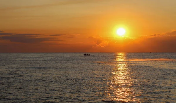 Zlatý Východ Slunce Nad Bulharským Černomořským Pobřežím — Stock fotografie