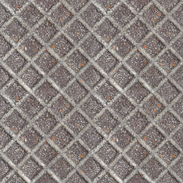 Abstract seamless pattern for designers with little metal blocks from steel door