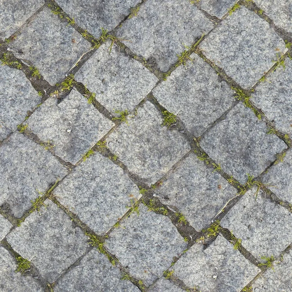 Beton causeway yol ve yeşil ot ile tasarımcılar için soyut seamless modeli