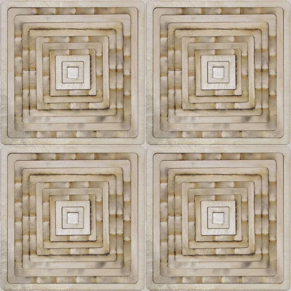 Pyrographer で作られたキシロオリゴ ブロックの断片とデザイナーのための抽象的なシームレス パターン — ストック写真
