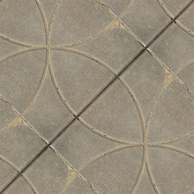 Ciment yoldan beton causeway ile tasarımcılar için soyut seamless modeli