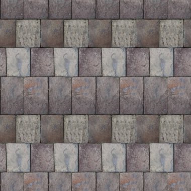 Doğal taş bloklarla açık Duvar ile tasarımcılar için soyut seamless modeli