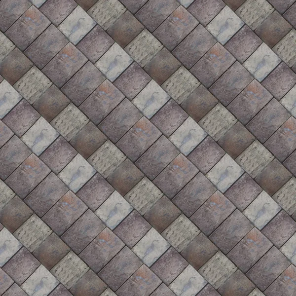 自然石のブロックから正面の壁を持つデザイナーの抽象的なシームレス パターン — ストック写真