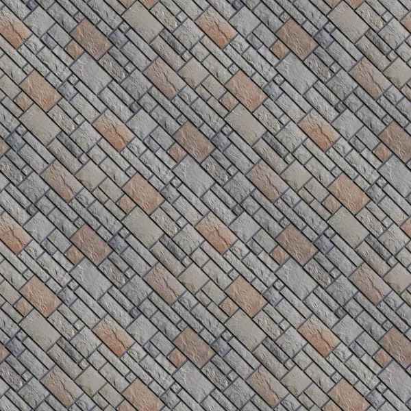 Çapraz perspektif içinde beton dokulu duvar parçası ile Seamless modeli