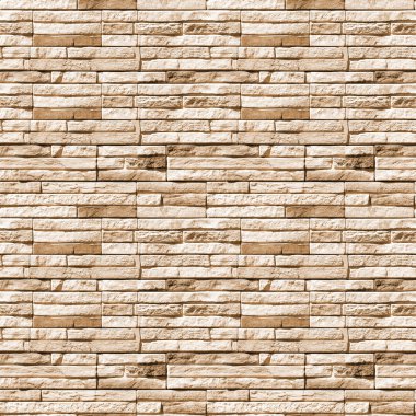 Kare taş bloklarla beton duvar parçası ile Seamless modeli