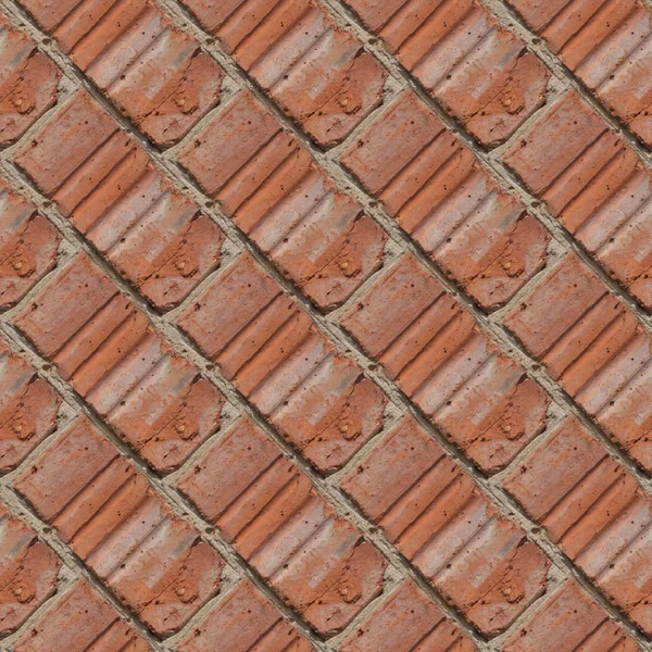 Seamless Pattern Artists Designers Red Brick Wall Fragment Ciment Little — Stock Photo, Image