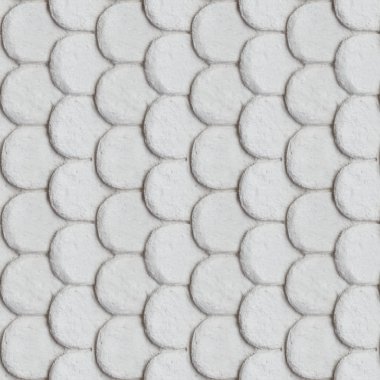 Taş tasarım veya mat boya için seamless modeli Balık ölçekli duvar doku