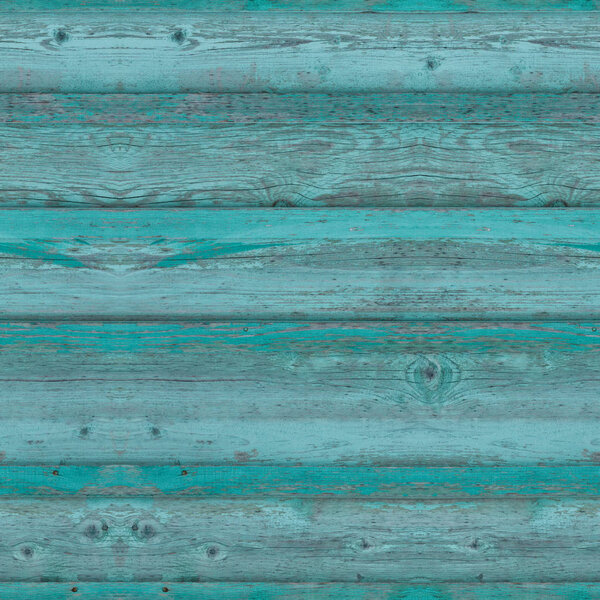 Бесшовный узор из старой синей деревянной доски стены с мхом для дизайна и матовой живописи
