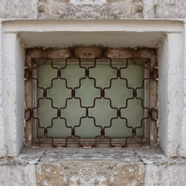 Patrón Sin Costuras Ventana Del Castillo Antiguo Con Grandes Bloques — Foto de Stock