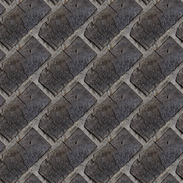 Seamless Pattern Fragment Wooden Bricks Wall Design Matte Painting — Stock Photo, Image