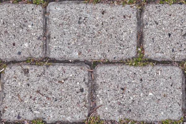 Nahtlose Fotomuster der horizontalen Verlegung von Steinstraßen. Verwendung für mittelalterliches Straßendesign oder für die Entwicklung von Spielen. — Stockfoto