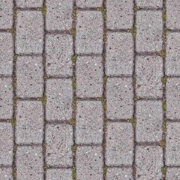 Seamless photo pattern of horizontal stone road laying. May using for middle ages streets design or for game development. — Stock Photo, Image
