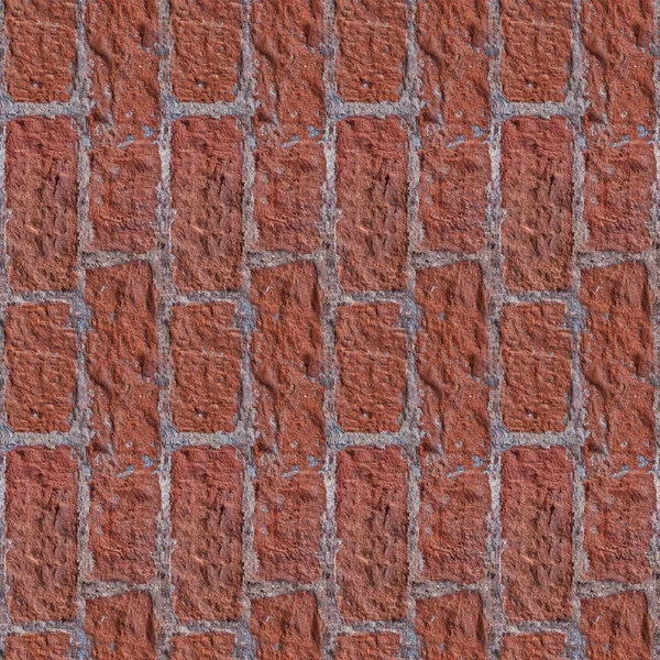 Patrón de foto sin costura de la pared de ladrillo rojo. Adecuado para el diseño de la ciudad o niveles de juego . — Foto de Stock