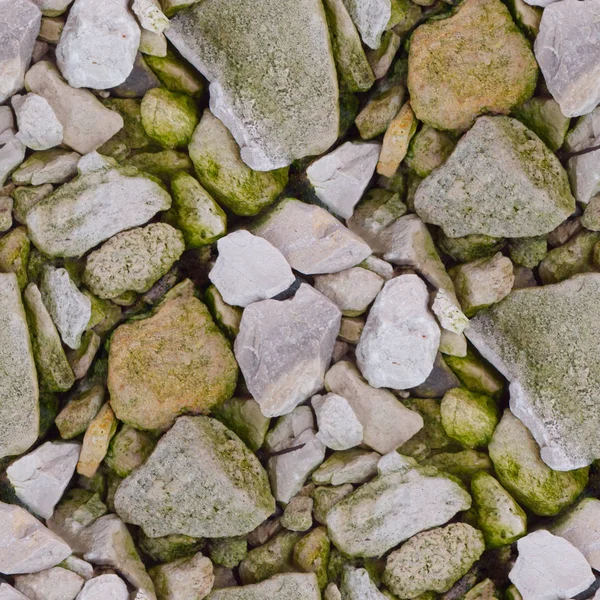 Bezešvá textura starých rozbitých kamenů. — Stock fotografie