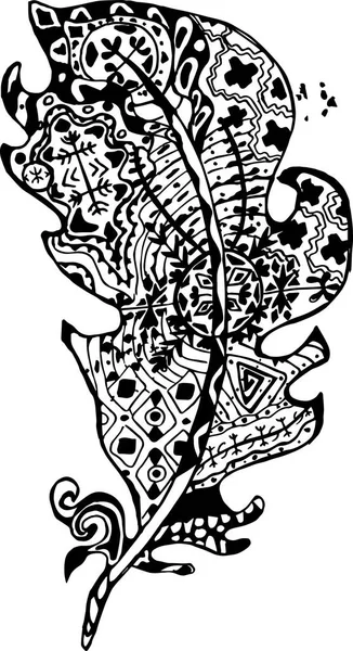 Maori tattoo design — Stock Vector © buravtsoff #54359359