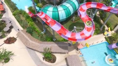 Pattaya, Tayland - 31 Mart 2017: Ramayana Su Parkı, Tayland 'da Yeni Eğlence. Park en yüksek uluslararası standartlara sahip ve sadece birinci sınıf ekipman kullanıyor..