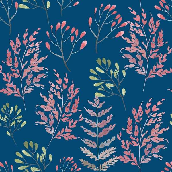 Aquarell Nahtlose Blumenmuster Hoher Auflösung Für Dekor Hintergrund Deckel Textur — Stockfoto
